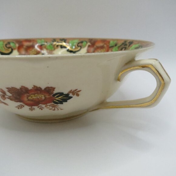 John Maddock & Sons Victoria Two Handle Cream Soup Bouillon Cup Set of 2 England - Picture 3 of 9